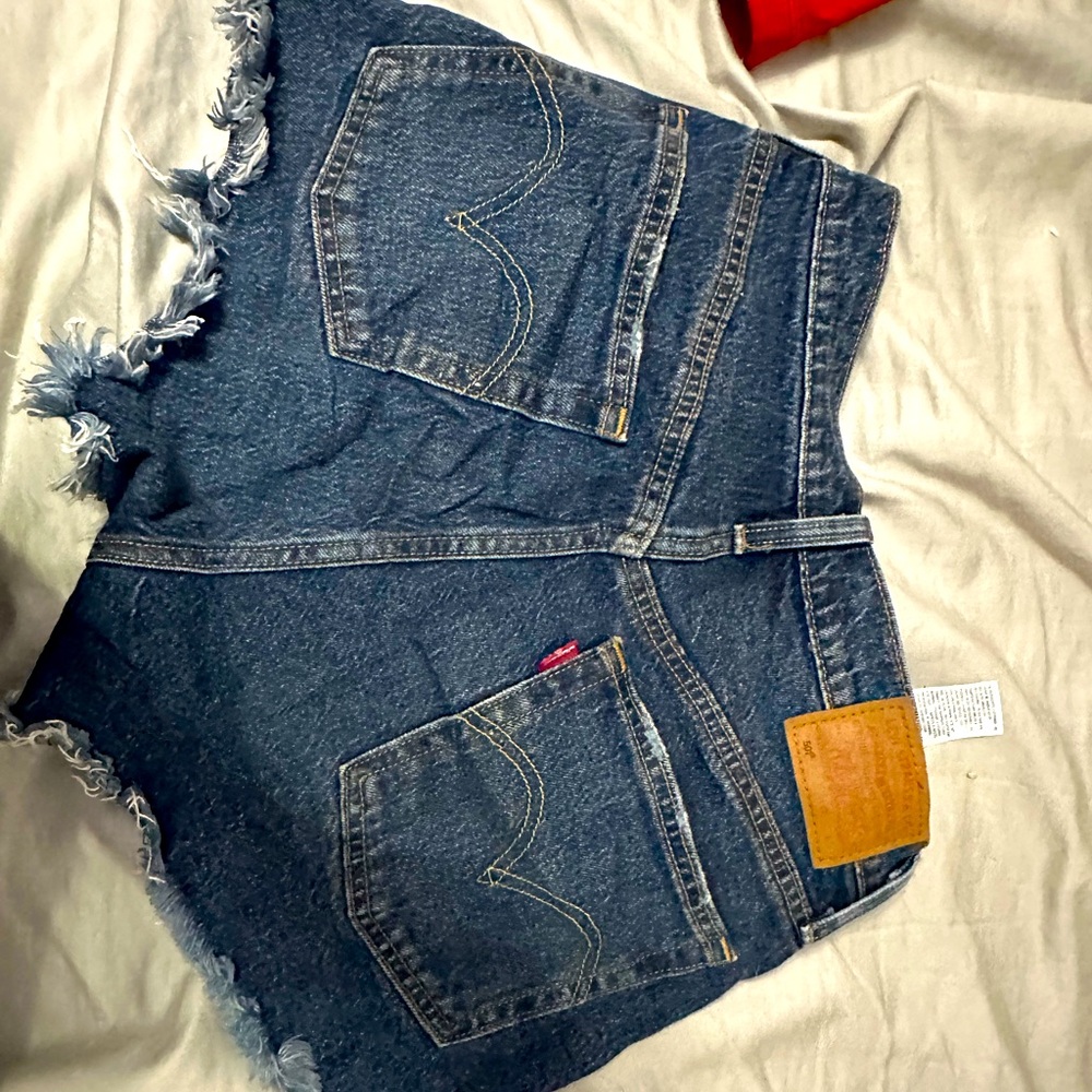 Dark Blue Levi shorts!!!